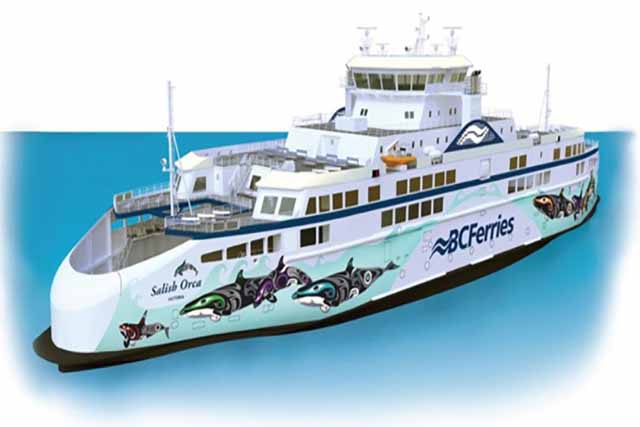 BC Ferries Unveils New “Salish Orca” Design